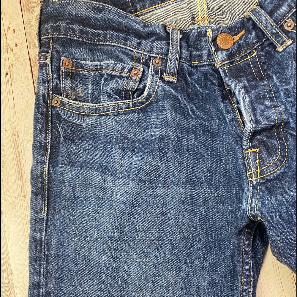 Hollister Y2K Slim Straight Epic Flex Men's Jeans Medium Blue Wash 29x30 - Picture 6 of 10